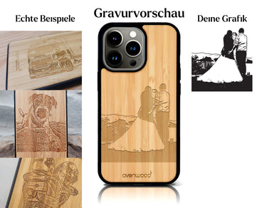 INDIVIDUELL iPhone 14 Pro Bambus-Kunststoff